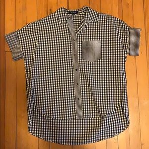 Madewell Gingham Button Up